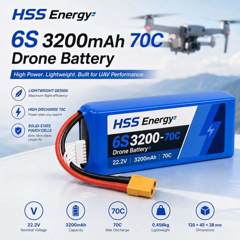 6S 3200mAh FPV Battery