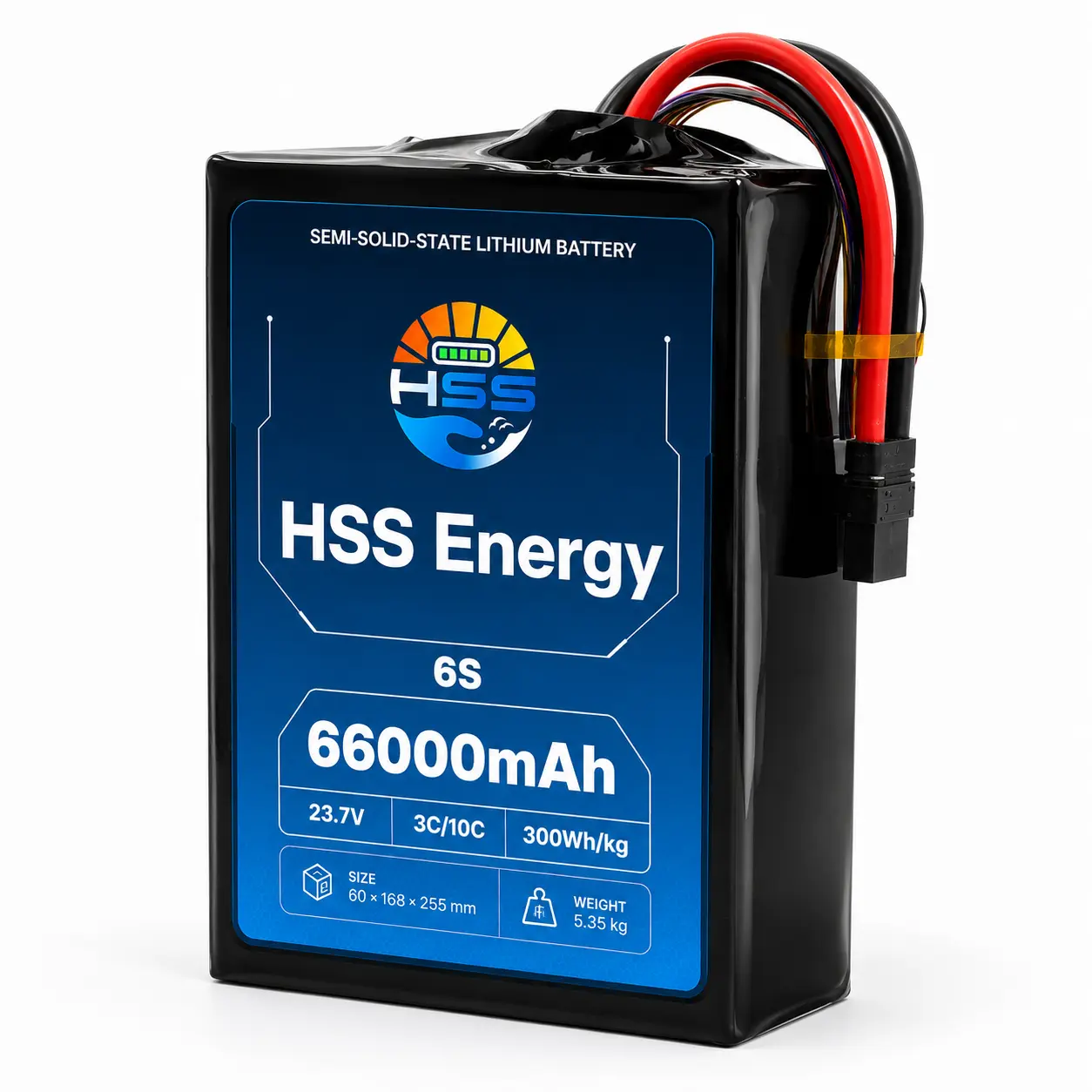6S 66000mAh UAV Battery